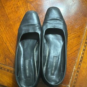 Sesto meucci black leather size 9 shoe. Italian made in fair condition